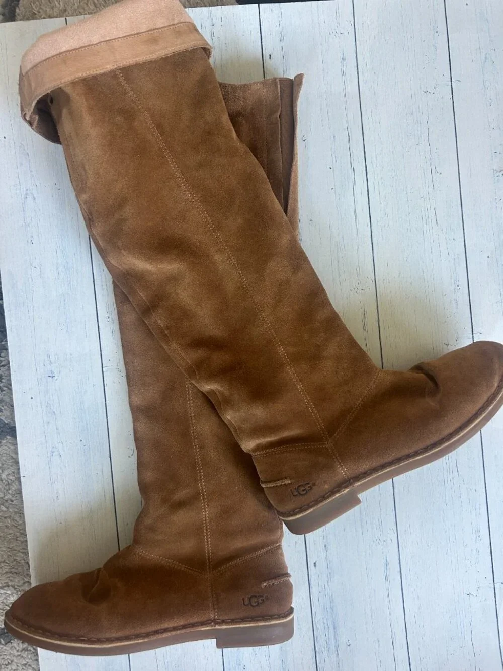 worn a few times UGG LOMA genuine suede over knee boots 7.5